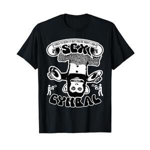 Funny Sex Cymbal Pun Monkey Muscian I Tried To Deny It T-Shirt
